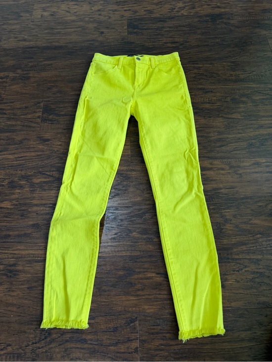 J Brand Denim - J Brand for Neiman Marcus Women's Yellow Jeans Size 24